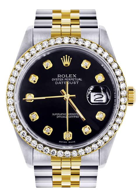 rolex black silver gold|rolex datejust gold black dial.